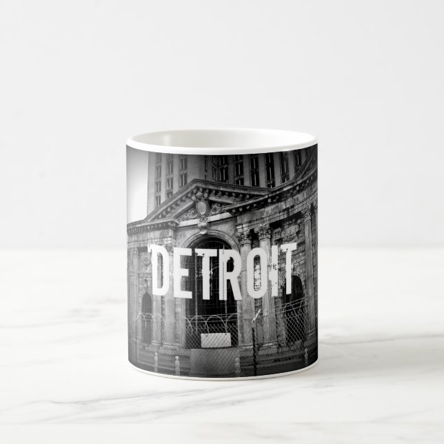 Detroit Michigan Central Station Coffee Mug (Center)
