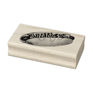 Detroit Michigan MI Coney Island Hot Dog Hotdog Rubber Stamp