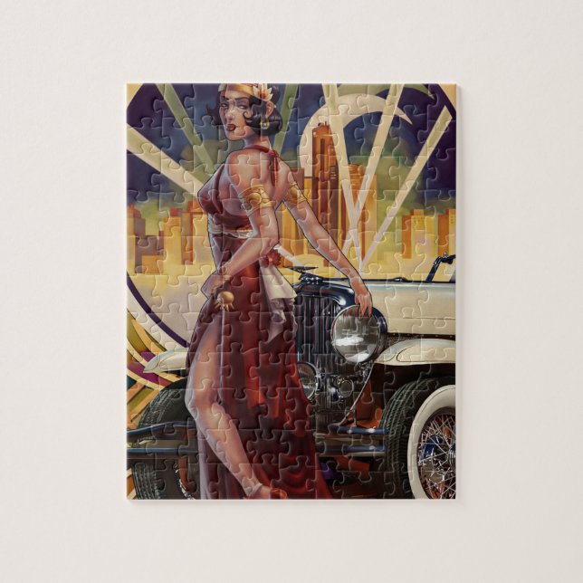 Detroit, Michigan | Motor City Jigsaw Puzzle (Vertical)