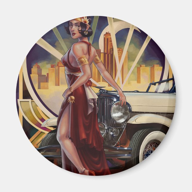 Detroit, Michigan | Motor City Magnet (Front)