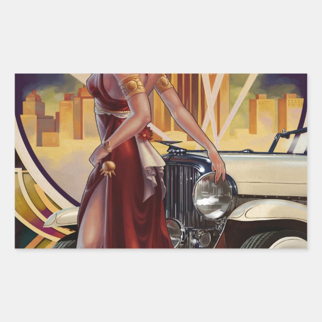 Detroit, Michigan | Motor City Sticker (Front)