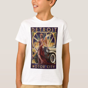 Detroit, Michigan   Motor City T-Shirt