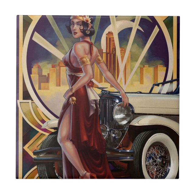 Detroit, Michigan | Motor City Tile (Front)