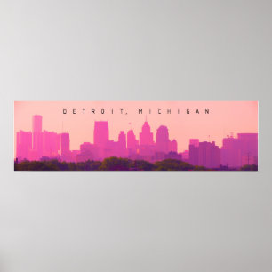 Detroit, Michigan Poster