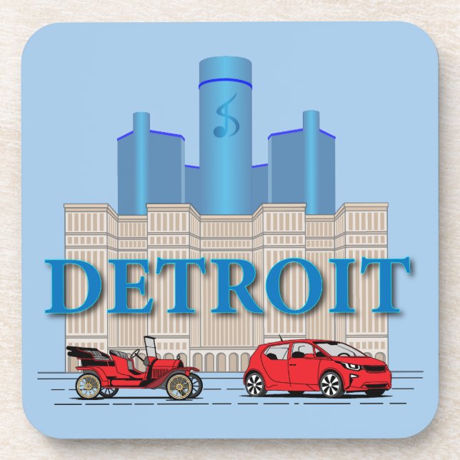 Detroit Michigan United States Coaster (Front)