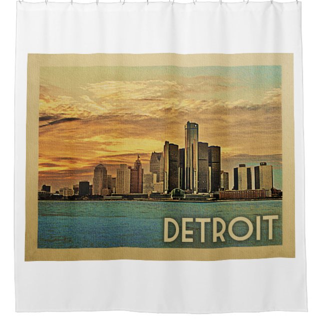 Detroit Michigan Vintage Travel (Front)