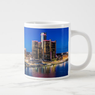 Detroit October Skyline Mug