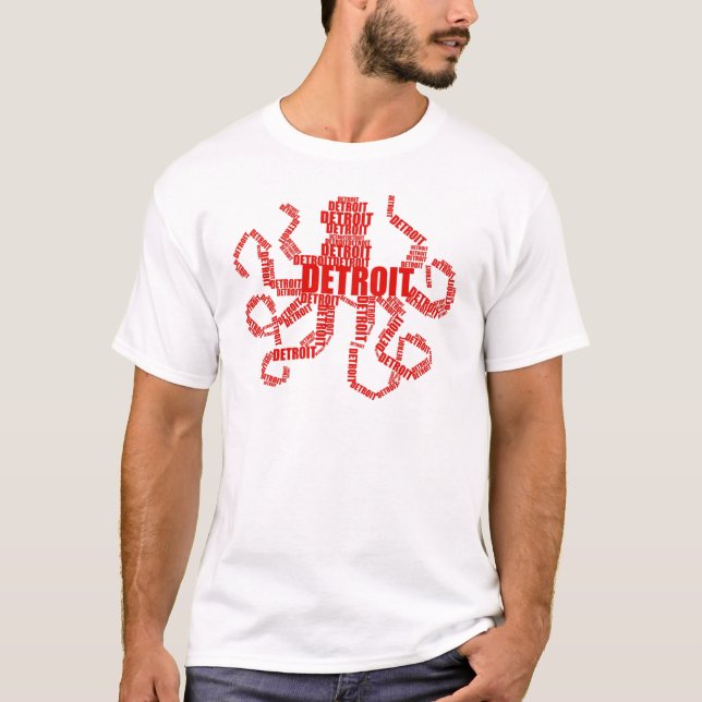 Detroit Octopus T-Shirt (Front)