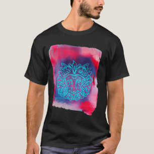 Detroit Psychedelic Artwork Lion T-Shirt