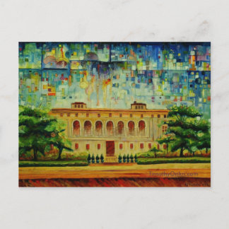 Detroit Public Library Rendition - Postcard