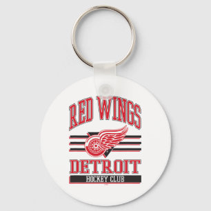 Detroit Red Wings Hockey Club Gray Officially Lice Keychain