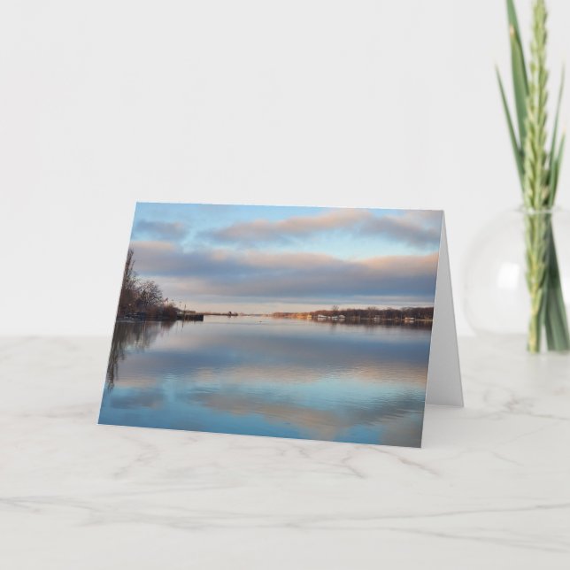 Detroit River Thank You Card (Front)