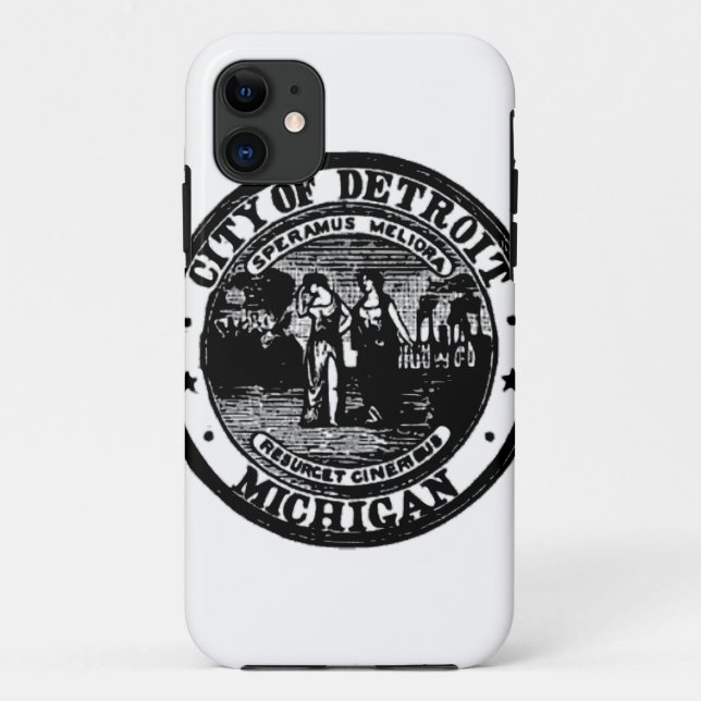 Detroit Seal Case-Mate iPhone Case (Back)