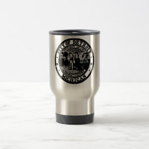 Detroit Seal Travel Mug