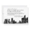 Detroit Skyline Art Deco Wedding