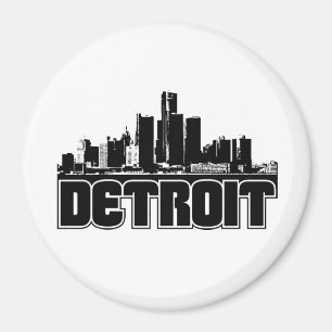 Detroit Skyline Magnet