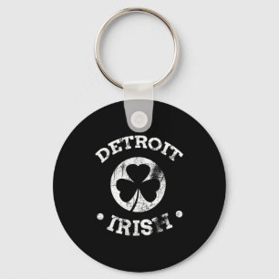 Detroit St Patricks Day Parade Paddy Detroit Iri-s Keychain