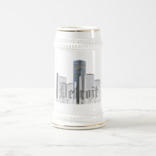 Detroit (stein) beer stein