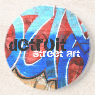 Detroit Street Art Coaster