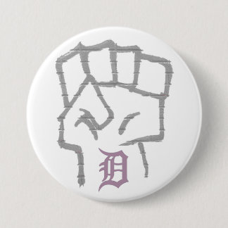 Detroit Struggle (button) 3 Inch Round Button
