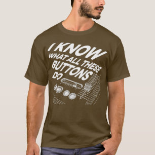 Detroit Techno House Music Festival Buttons EDM T-Shirt
