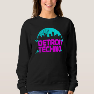 Detroit Techno House Music Festival Rhythmical Edm Sweatshirt