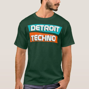 Detroit Techno House Music Festival Synth EDM T-Shirt