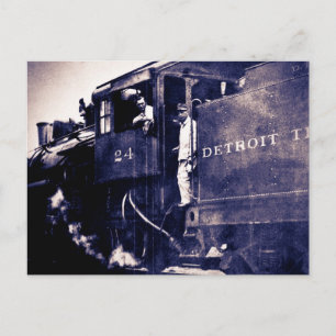 Detroit Terminal Railroad Engine #24 Postcard
