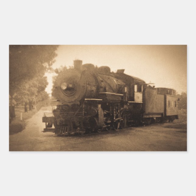 Detroit Terminal Railroad Engine at Adrian MI Sticker (Front)