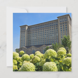 Detroit Train Station Holiday Card