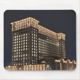 Detroit Train Station Mouse Pad