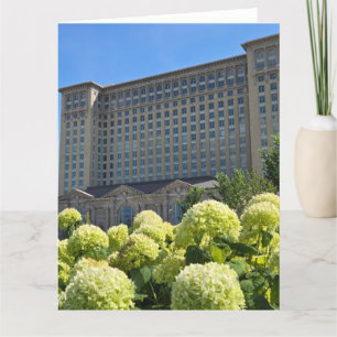 Detroit Train Station Thank You Card