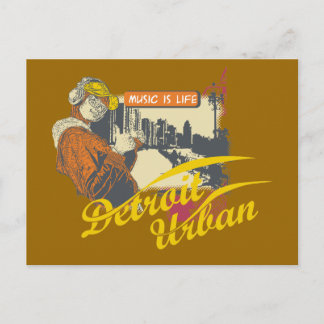 Detroit Urban T-shirts and Gifts Postcard