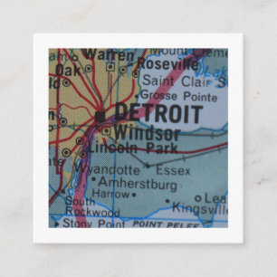 detroit We've Moved New Address Card