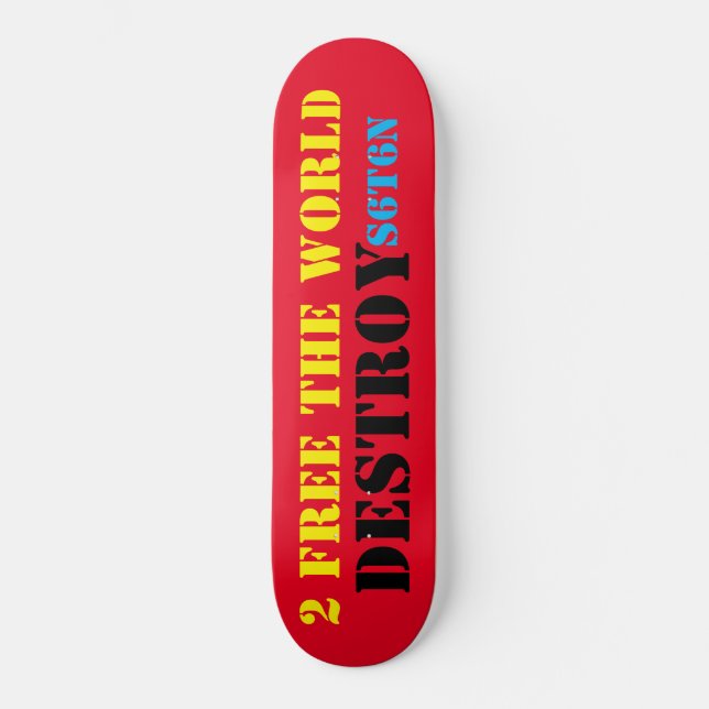 DÉTRUISER LE Skateboard SATAN (Recto)