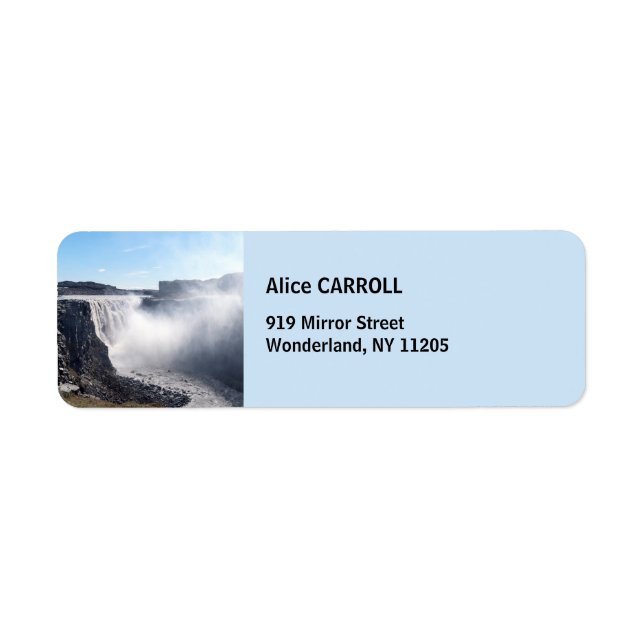 Dettifoss Waterfall in Vatnajokull NP - Iceland (Front)