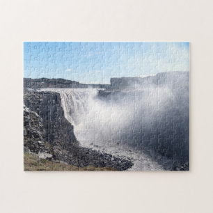 Dettifoss Waterfall in Vatnajokull NP - Iceland Jigsaw Puzzle