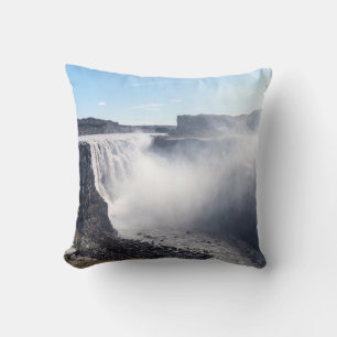 Dettifoss Waterfall in Vatnajokull NP - Iceland Throw Pillow