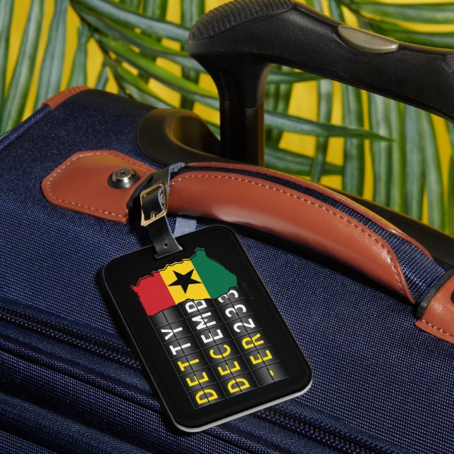 Detty December  Luggage Tag (Front Insitu 1)