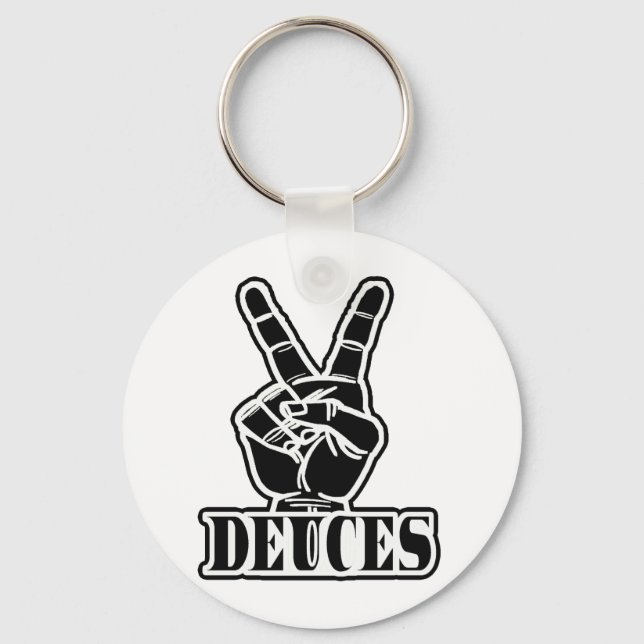 Deuces Keychain (Front)