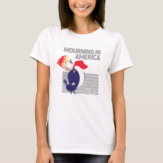 Deuil dans le T-shirt de l'Amérique pour des