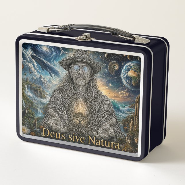 Deus Sive Natura Metal Lunch Box (Front)