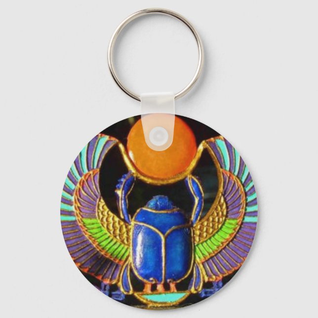deuses egipcios escaravelho keychain (Front)