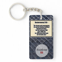 Deuteronomy 31:6 keychain
