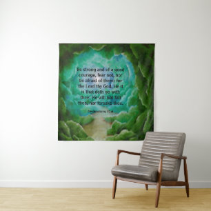 Deuteronomy 31:6   tapestry