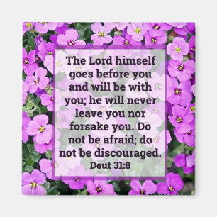 Deuteronomy 31:8 Magnet