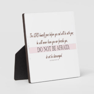 Deuteronomy 31:8 The Lord Goes Before You Plaque