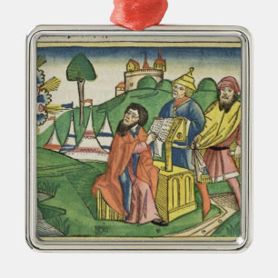 Deuteronomy: Frontispiece in which God makes the L Metal Ornament