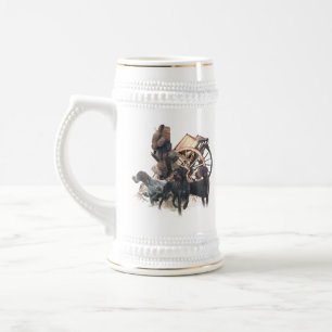 Deutsch Drahthaar Beer Stein