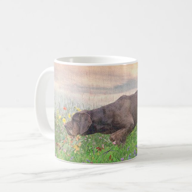 Deutsch Drahthaar Coffee Mug (Front Left)